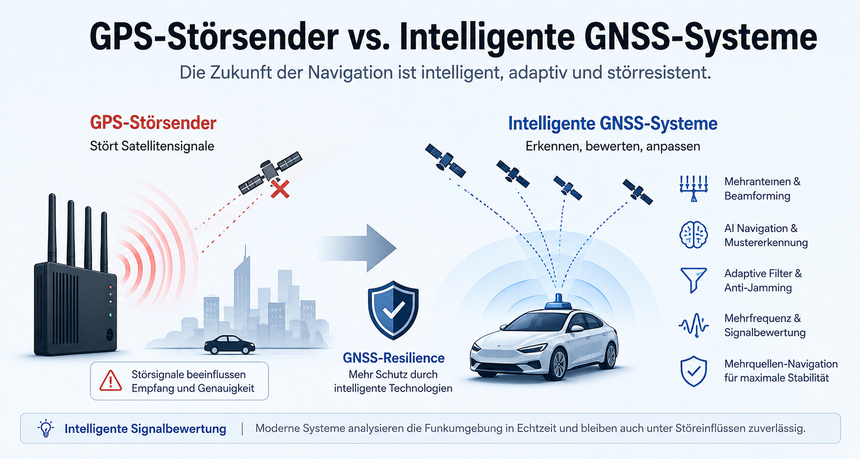 GPS-Störsender und intelligente GNSS-Systeme