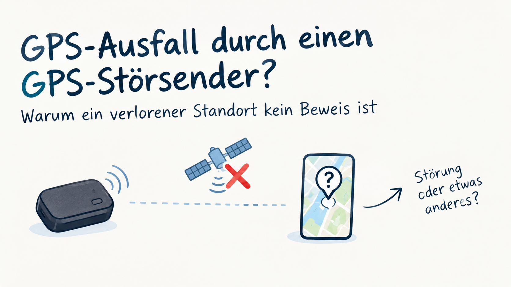 GPS-Störsender und GPS-Signalverlust