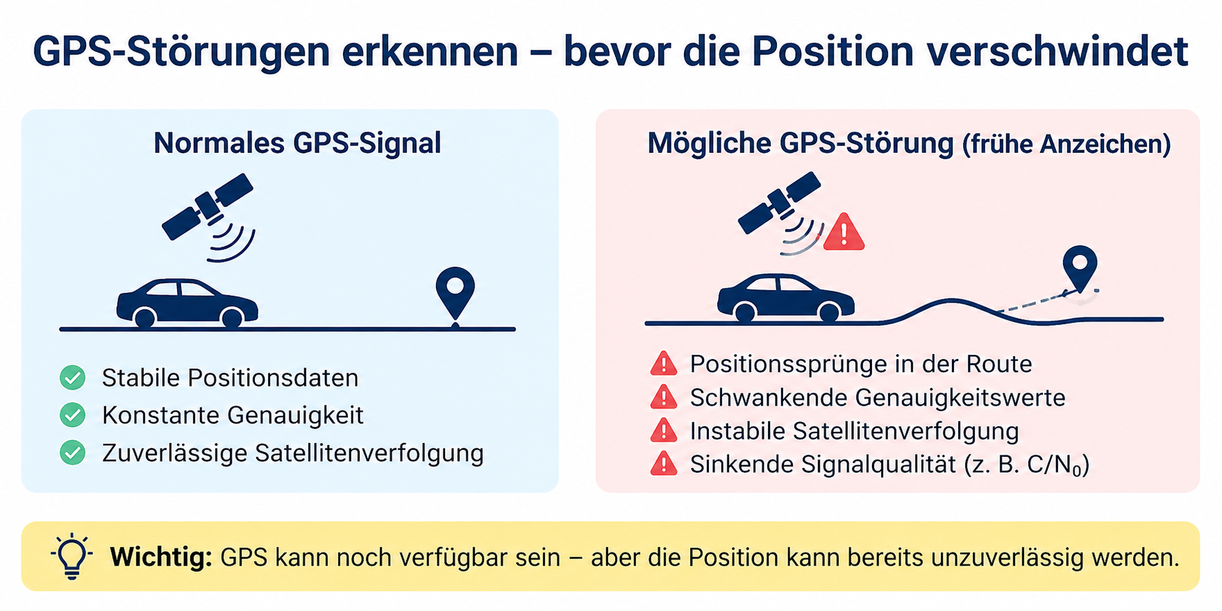 GPS-Störung früh erkennen