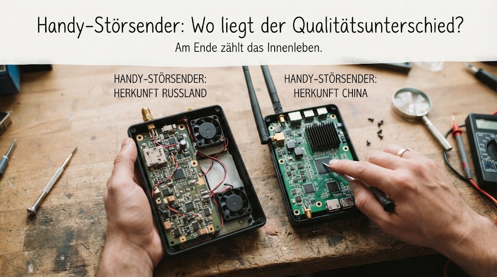 Vergleich Handy jammer Russland und China: Innenleben