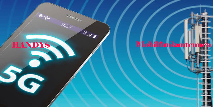 handys mit Mobilfunkantennen