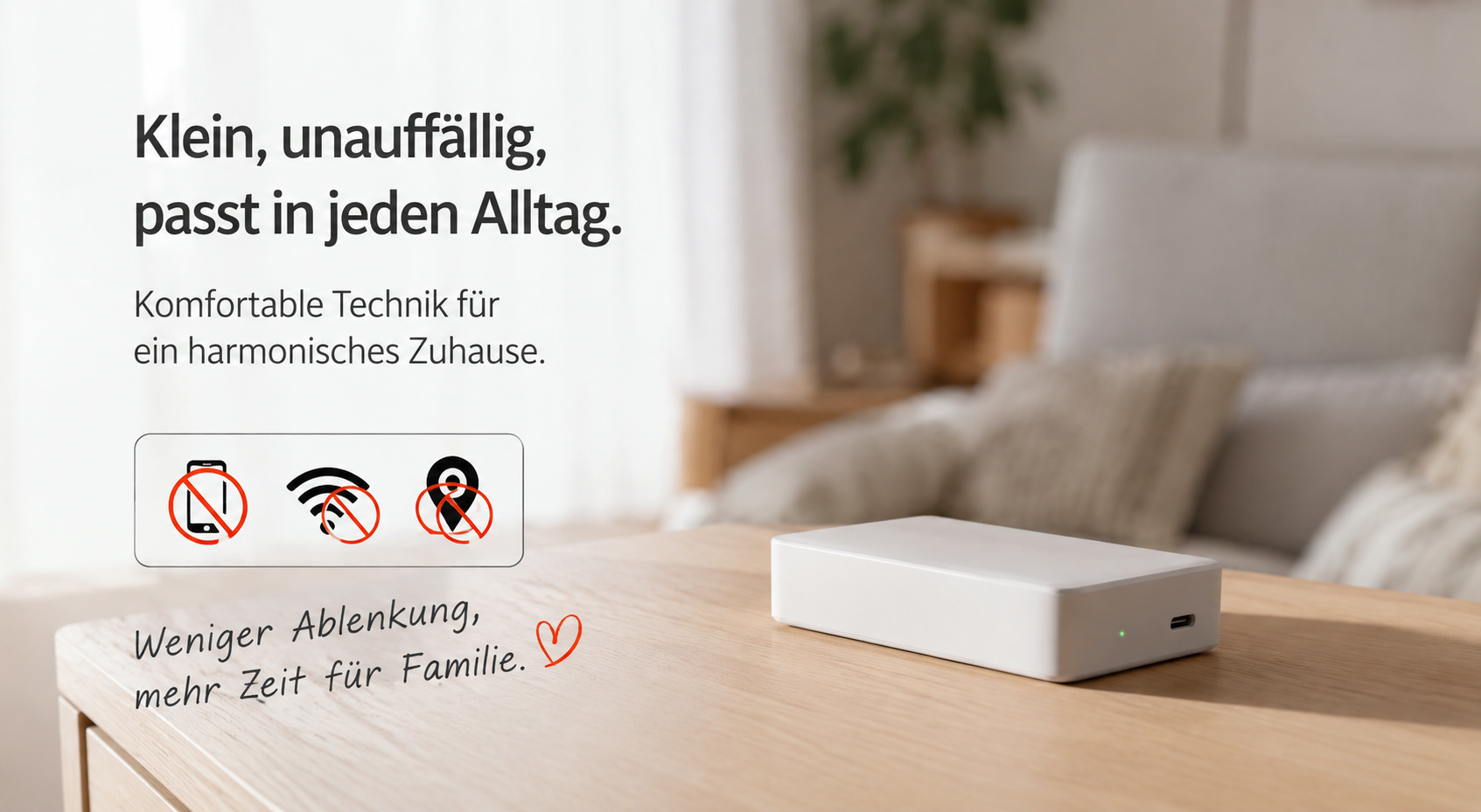 Mini Störsender mit unauffälligem Design