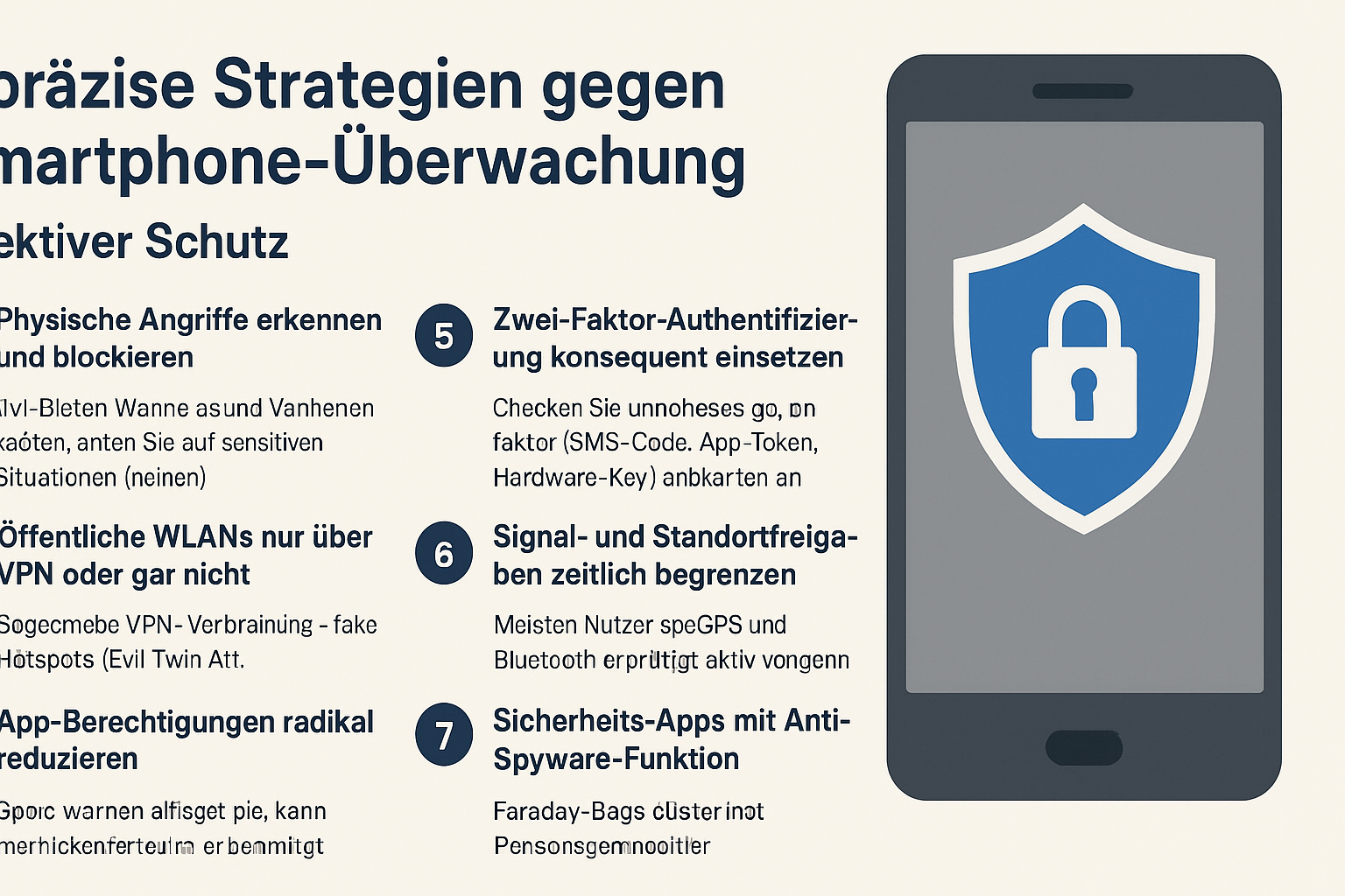 Schutz vor Smartphone-Überwachung