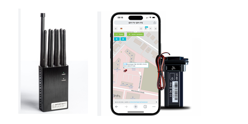 brouilleur GPS en service