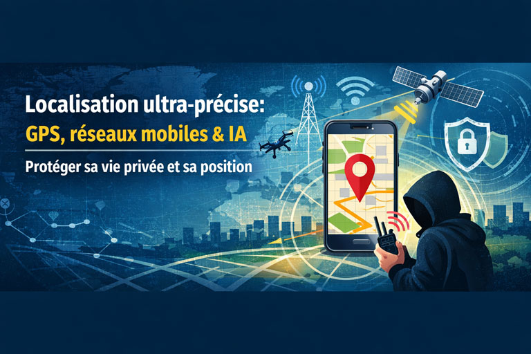 brouilleur GPS et protection de la localisation smartphone