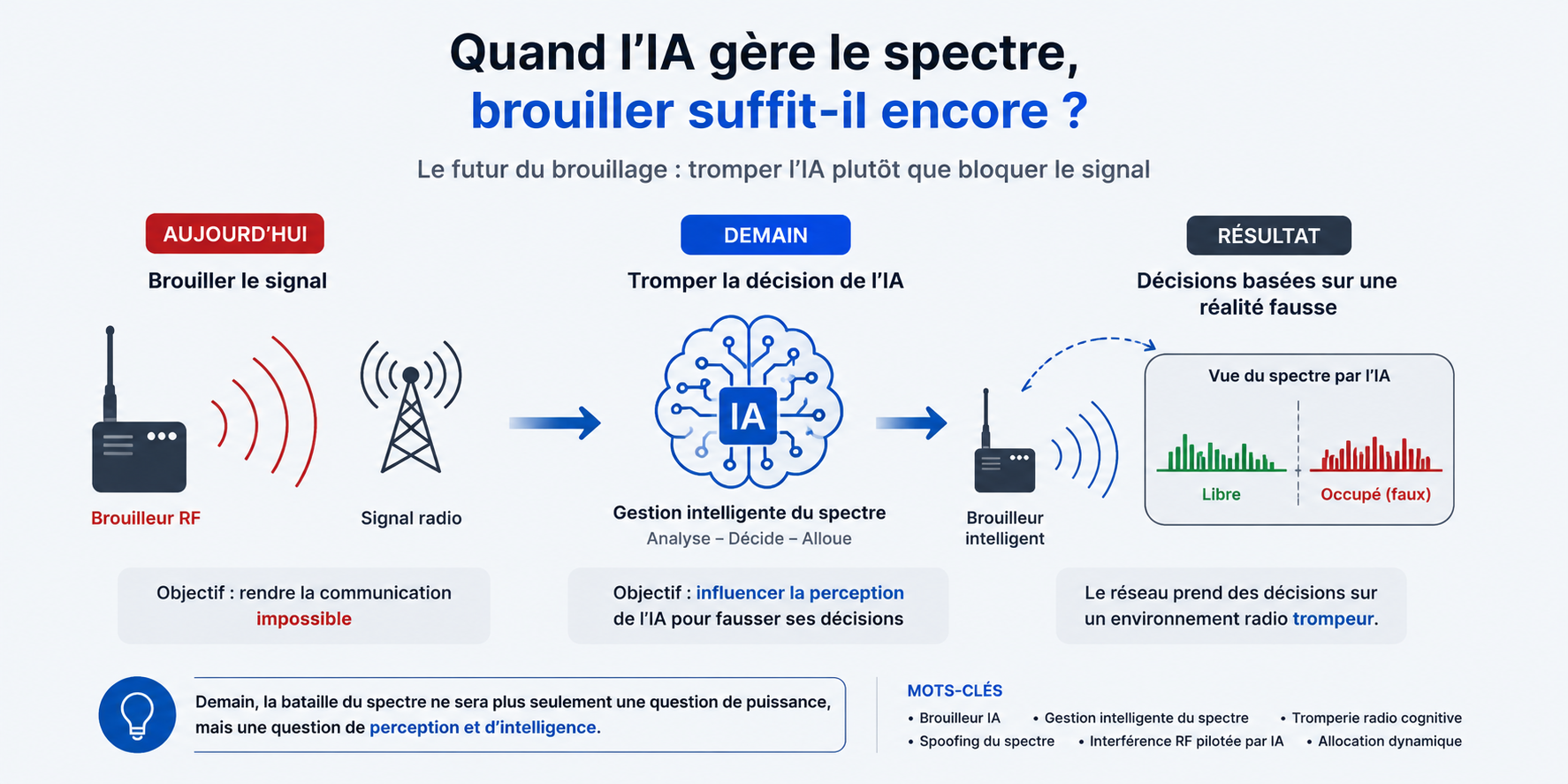 brouilleur IA et spectre radio