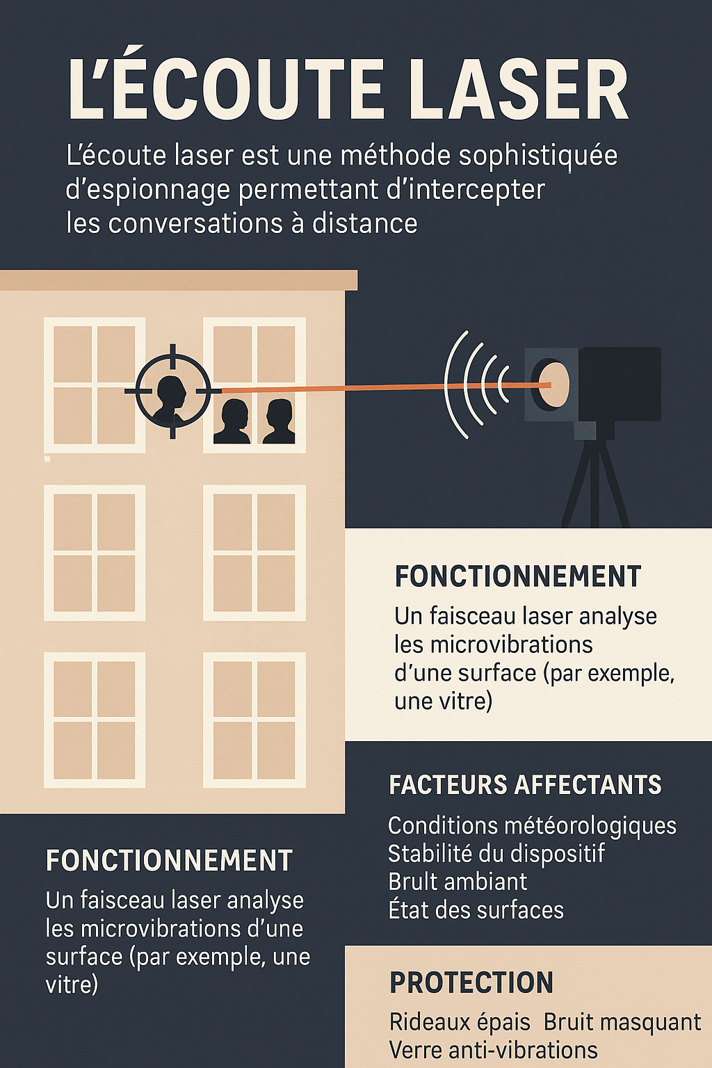 Captation d'informations acoustiques par laser