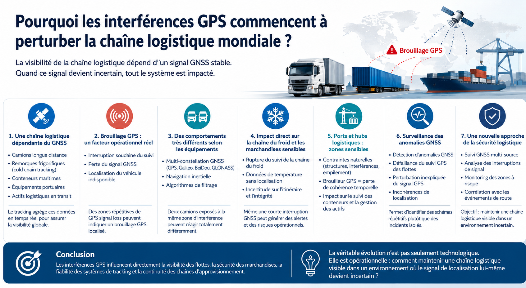 Pourquoi les interférences GPS perturbent la chaîne logistique mondiale