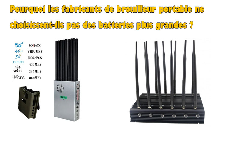 la portée de brouillage