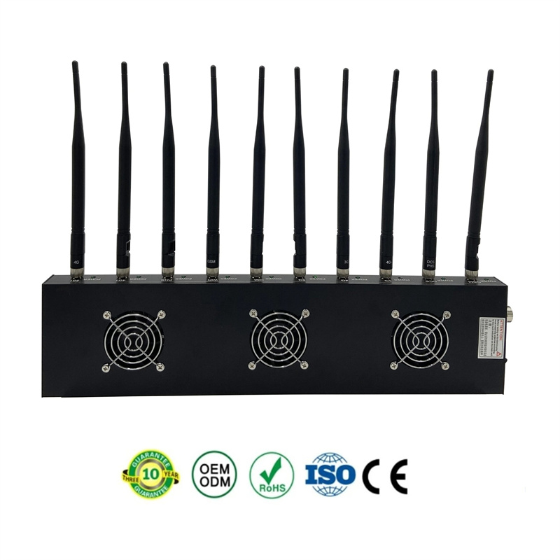10 Antennas Cell Phone Signal Jamming Devices