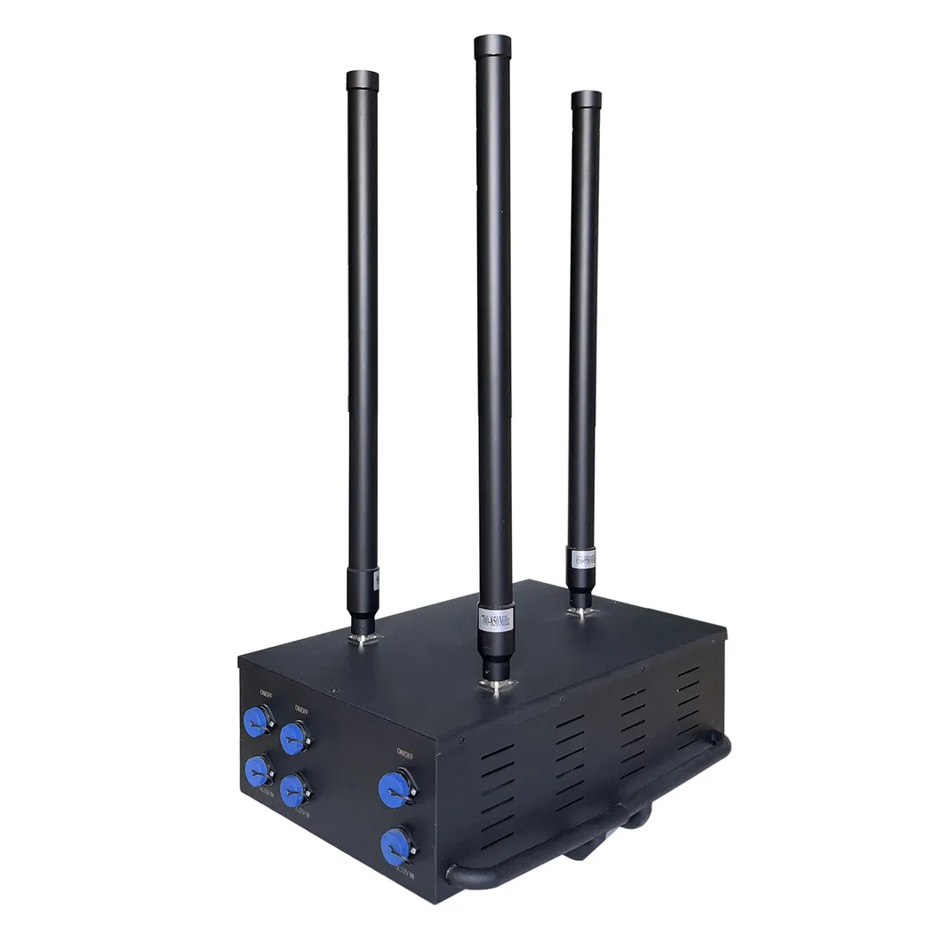 Customizable 100 meter drone jammer