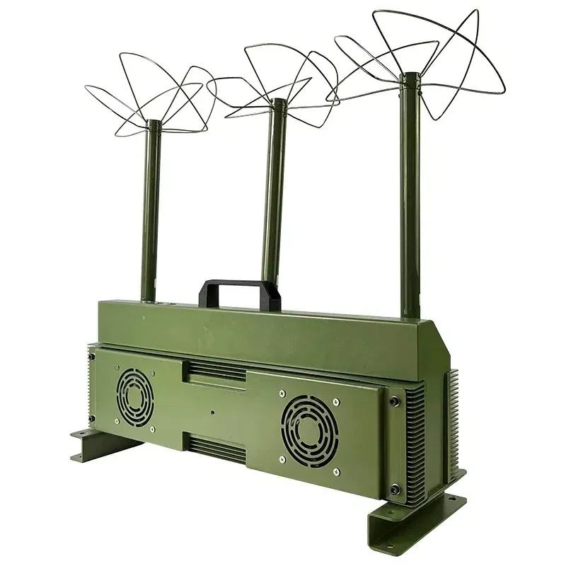 drone Jammer equipped with two high-speed, low-noise fans
