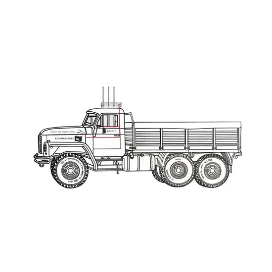 Drone jammer for GPS, 2.4GHz and 5.8GHz, mounted on the vehicle cab roof