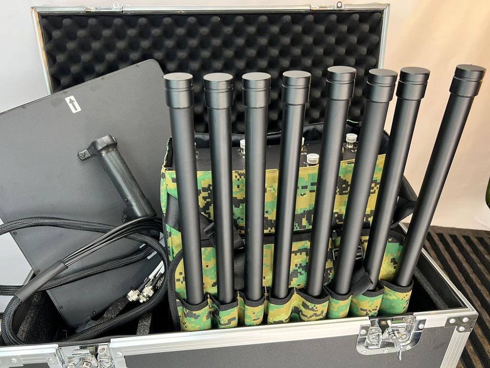 8 bands drone jammer antennas set for 400-5900MHz UAV signal blocking