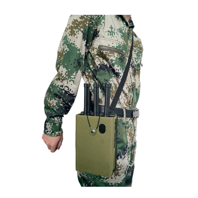 Portable drone signal jammer
