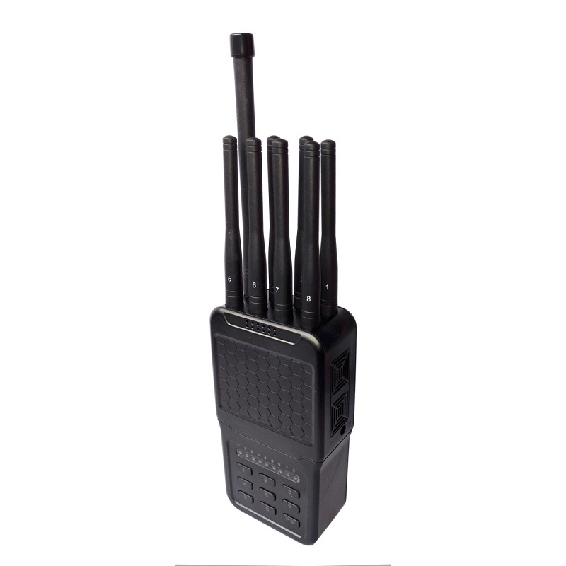 8 Antennas cellphone signal jammer
