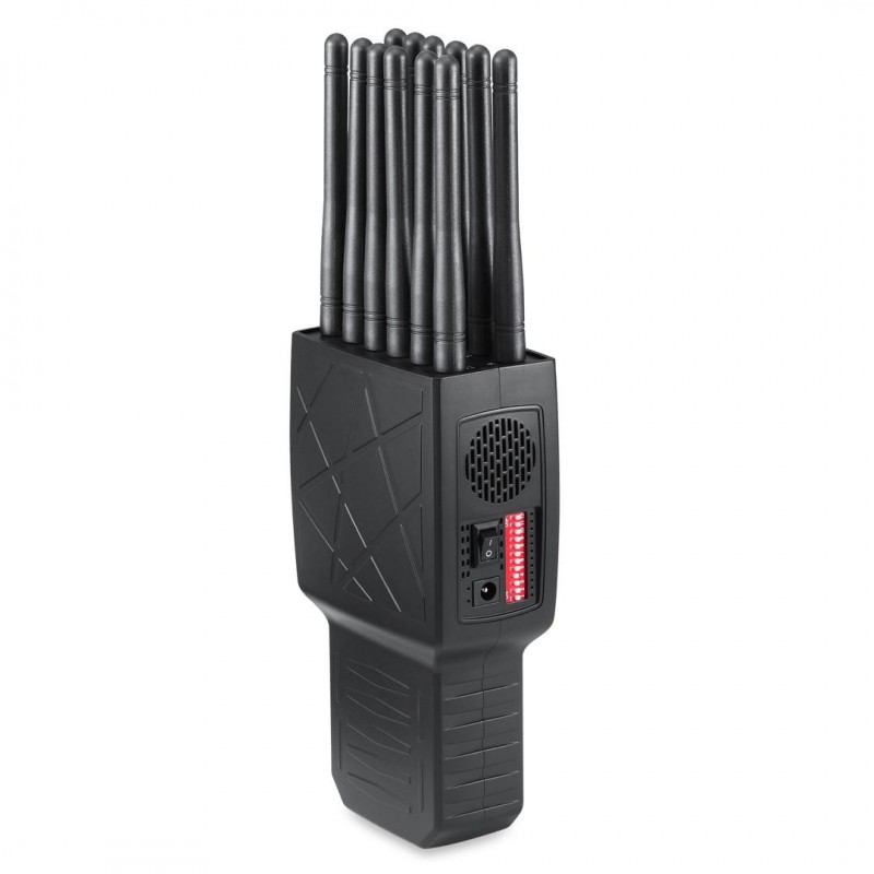 Cell Phone Jammer with 12 Antennas